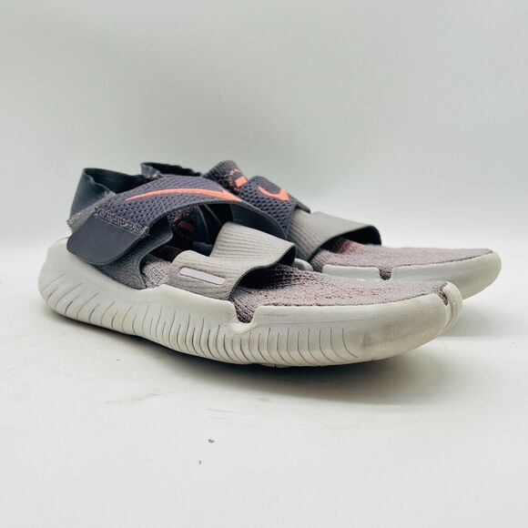 Nike Free RN Womens 8.5 Gray Motion Flyknit Running Shoes Athletic Sneakers - Picture 2 of 11